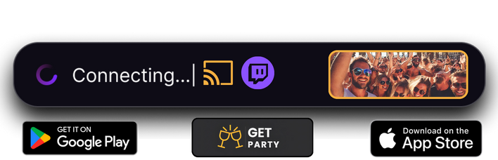 Party Anywhere with VR and Streaming